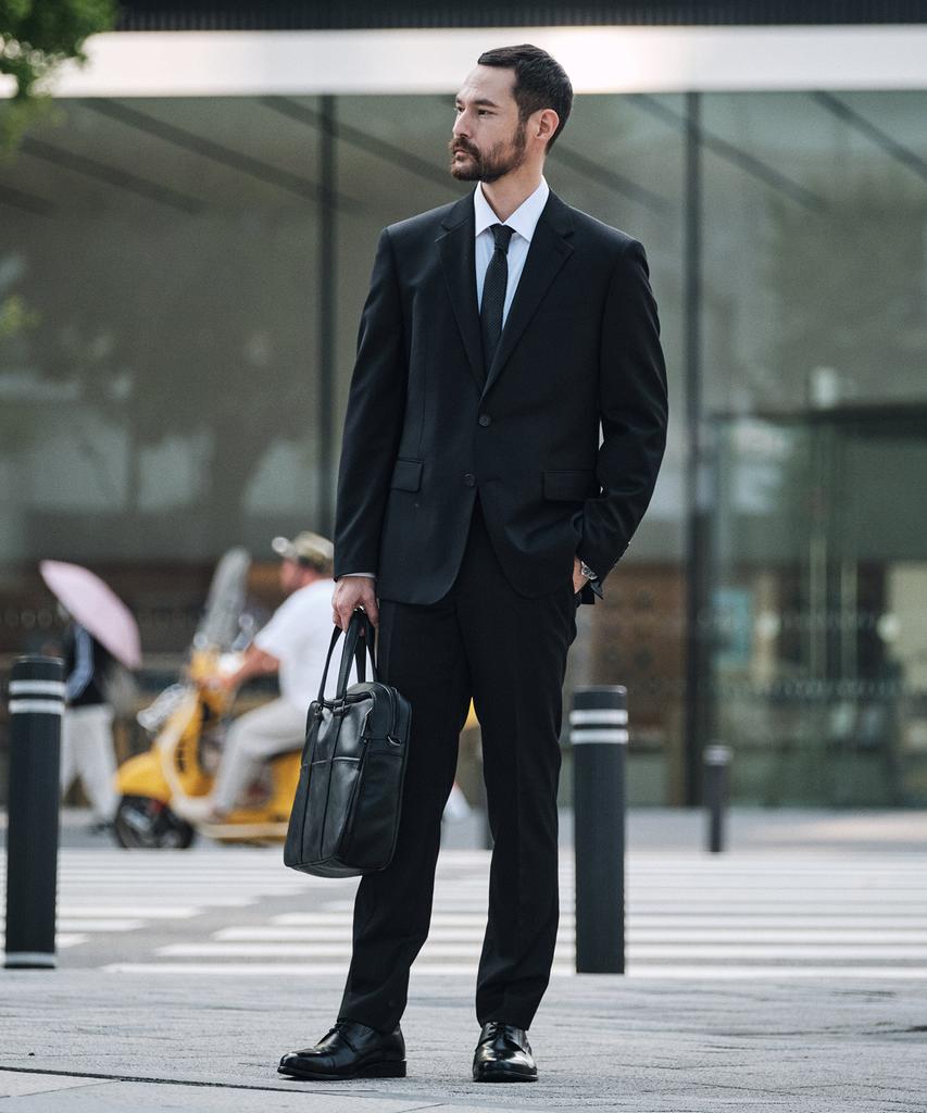 Stco (10-Year Suit) Wool Blend Four-Way Stretch Suit Jacket_Black (Classic Fit)_Ssjwz61Csb