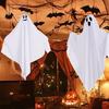 Halloween Hanging Ghost Outdoor Decoration, Cute Flying White Ghost for Front Yard, Porch, Patio, Lawn, Garden, Tree, Halloween Party Decor