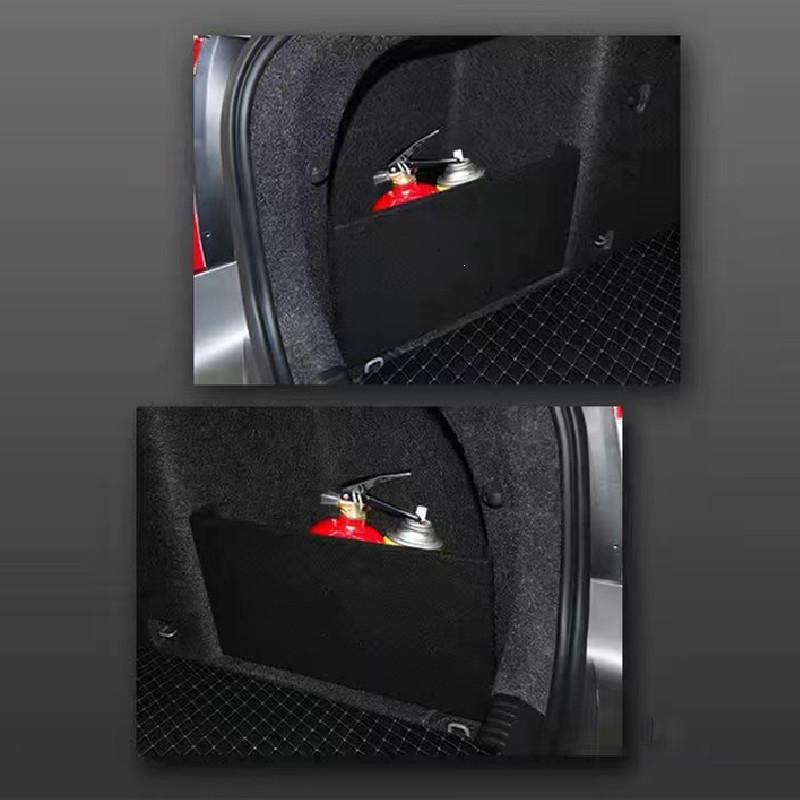 For Skoda Octavia Mk2 Mk3 Mk4 Sedan 2005- Car Accessories Flannel Auto Trunk Side Storage Organizer Board Baffle Partitions