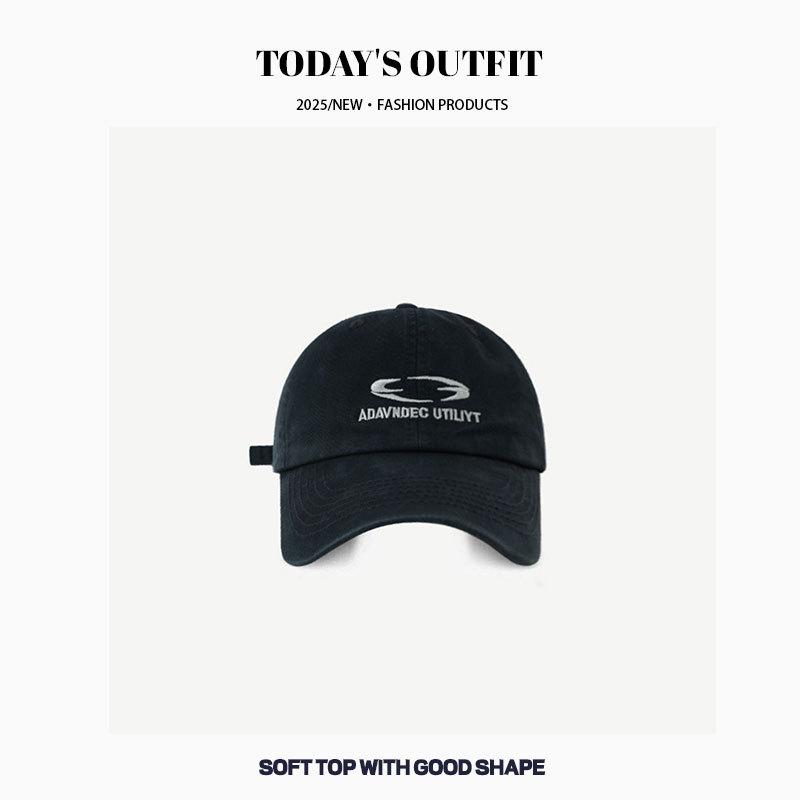 

Letter Embroidered Soft Baseball Cap for Men and Women In Spring and Summer Korean Style Fashion Baseball Cap Showing Small Face Adjustable