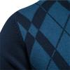 Men Sweaters Mock Neck Zipper Patchwork Pullover Men Winter High Quality Fashion Warm Sweaters for Men