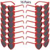 12/16 Pairs Per Set Heart Shaped Sunglasses Women Stylish Vintage Design Decor Sun Glasses Trendy Fashion Cute Outdoor Shades