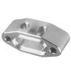 1 Set of Aluminum Alloy Oil Feed Line Adapter Plate 1/8" NPT Ports 551533 For LS