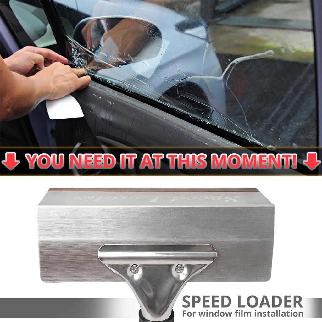 EHDIS 6.5/13Inch Window Film Squeegee Tool Speed Loader Carbon Fiber Vinyl Wrap Aid Accessory Car Cleaning Tucking Tint