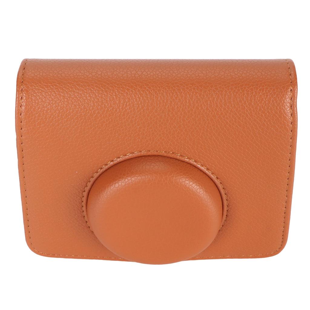 Für     Kameratasche Retro PU-Leder Schutzhülle für     für       Kamera mit abnehmbarem Schultergurt