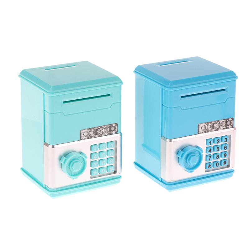 Kids Money Bank Password Piggy Bank Mini Atm Cash Coin Money Box For Kids Birthday Toy