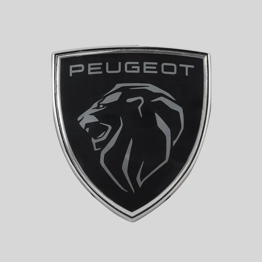 Bilklistermärke 2025 Het Bil Original Frontkåpa Emblem Dekal Tillbehör För Peugeot 308 408 508 RCZ 205 208 3008 2008 108 206 207