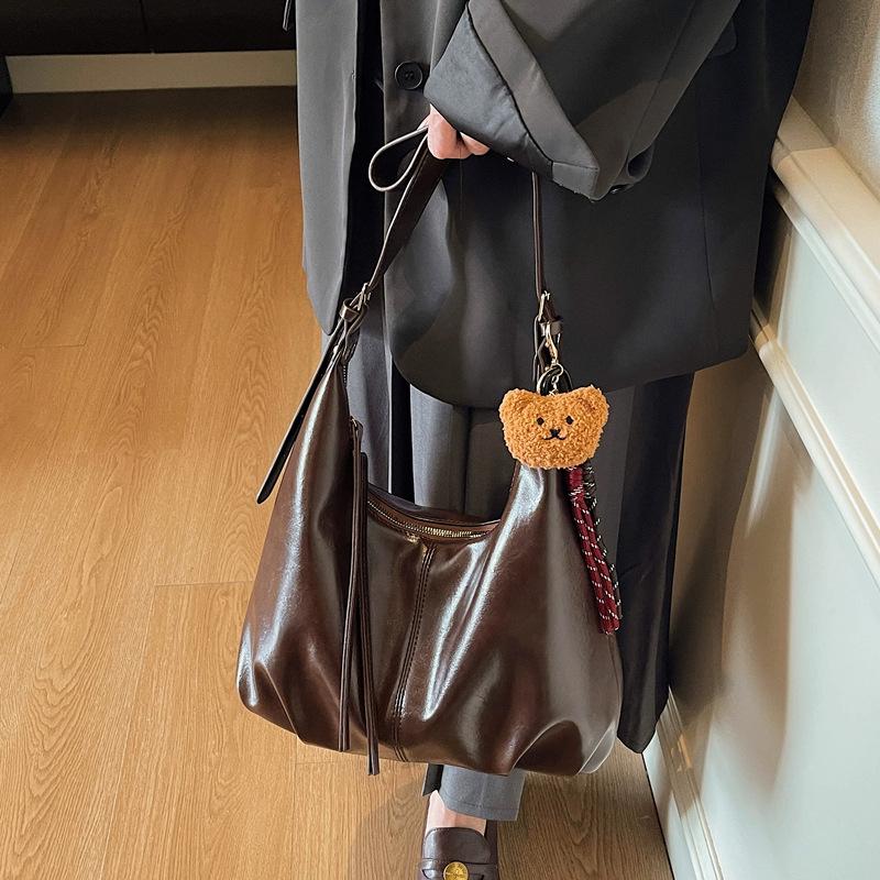 Women's Retro Y2K Autumn/Winter Crossbody Tote - Versatile High-End Fashion Bag