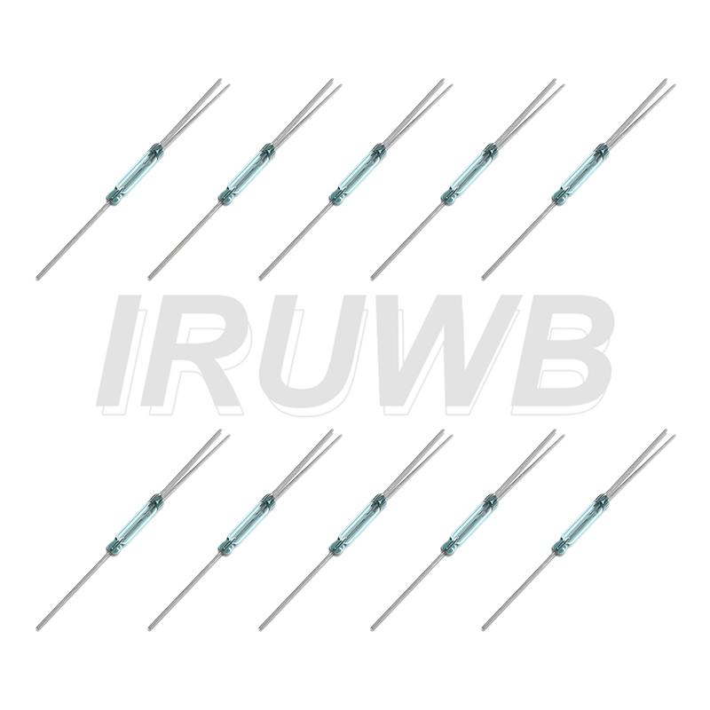 10PCS Reed Switch 3Pin Magnetic Switch 2.5*14mm Normally Open Normally Closed Conversion 2.5X14MM NO NC Conversion for Sensors