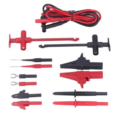 Multimeter Test  S Kit Brass PVC PA Crocodiles Clip Banana Plug Testing Cable for Industry