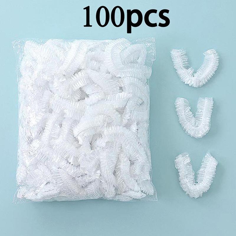 

Одноразовые крышки для пищевых продуктов, пластиковые обручи, эластичные крышки для чашек с фруктами, крышки 100PCS