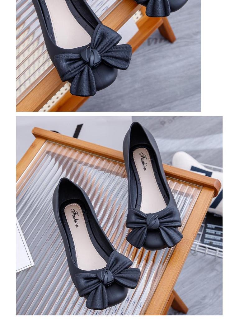 New Women's Summer Baotou Non-Slip Flat Jelly Sandals