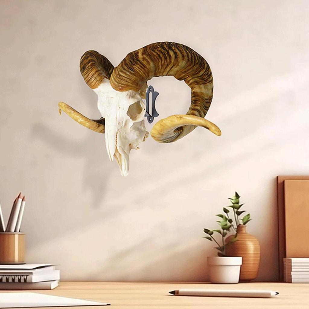 Skull Hanger Skull Hook Trophy Mount 6 Pieces Heavy Duty Strong Load-Bearing Bracket Hook For Small Animals Coyote Cabin Game