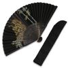 Raku Japanese Miscellaneous Goods with Tradition and Cloth Gift Bag Set for Handheld Fan Japanese for Japanese Japanese Cool [Kyoto - Relaxation] Fan,