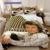 Johnny Hallyday bedding, duvet cover, pillowcase, home decoration, birthday gift (1 * duvet cover+2 * pillowcase, coreless)