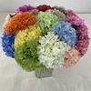 Blue Artificial Hydrangea Flowers Real Touch Green Artificial Hydrangea Branches Decoration Wedding Bouquet Flower Arrangement