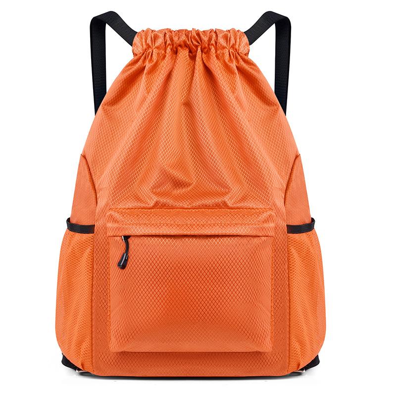 Bundle Bag Dry and Wet Separation Swimming Storage Backpack Travel Bag Drawstring Backpack Sports Training Basketball Bag