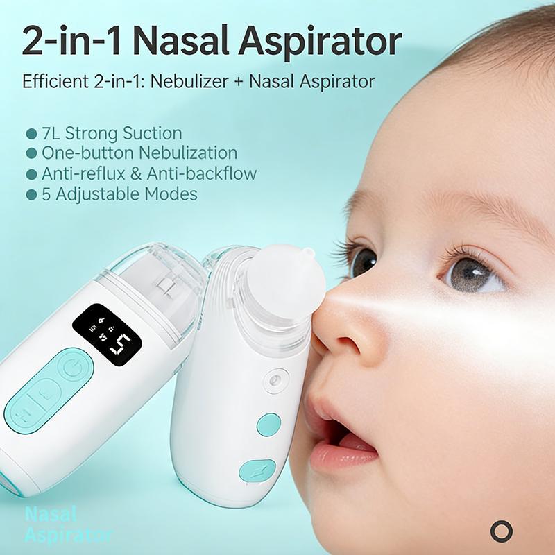 Instant Unclog 2-in-1 Baby Nasal Aspirator & Nebulizer – Long-Lasting Comfort