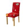 Christmas Cartoon Chair Cover Elastic Festival Party Dining Chairs Stool