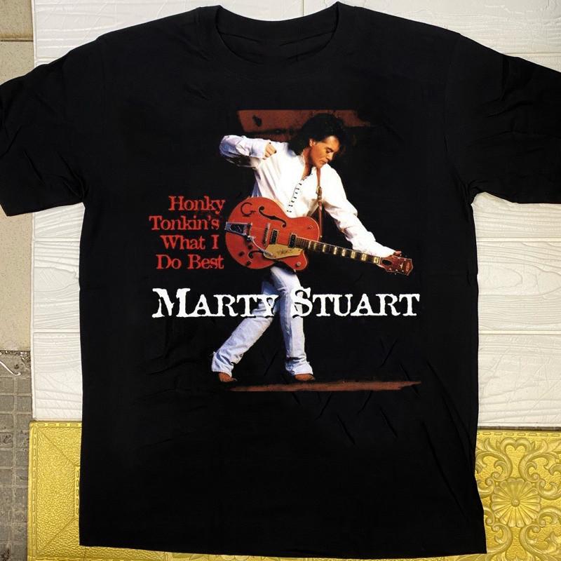 Marty Stuart Honky Tonkin s What I Do Best Хлопковая футболка для взрослых Унисекс XXXXL