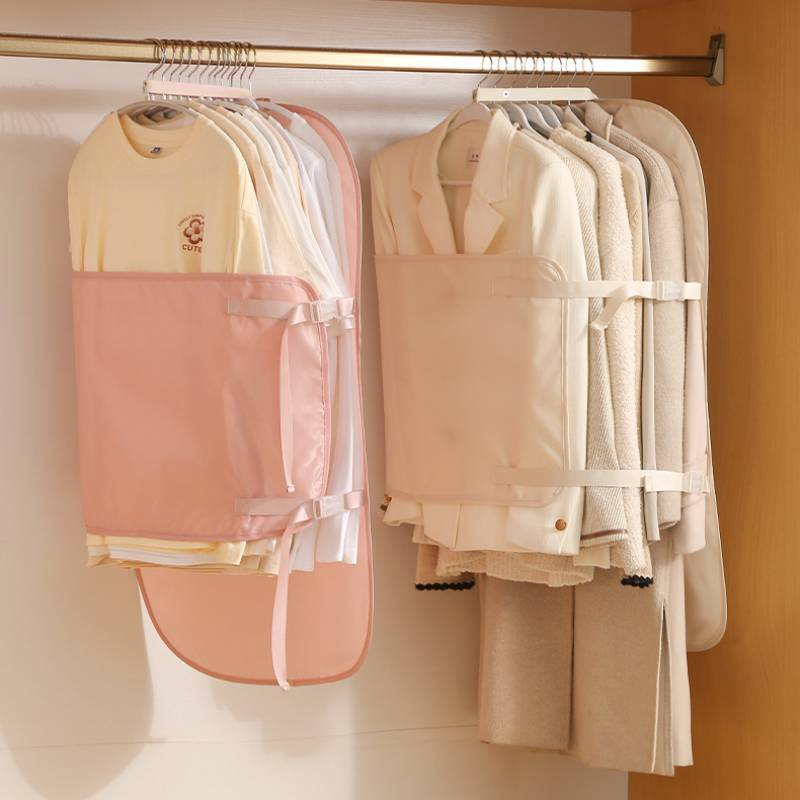 Clothes Storage Bag With Dustproof Cover For Wardrobe Organization