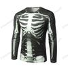 2026 Nieuw Schedel Mannen Grafisch Skelet Lange Mouwen T-shirt Halloween 3D Print T-shirt Mannen Vrouwen Mode Hip Hop Harajuku Tops T-shirts