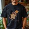Otter Space Herren T-Shirt Otter Geek Nerd Astronaut Kosmonaut Weltraum Planet Raumstation Kosmos Kosmos Gang UFO Lustige T-Shirts