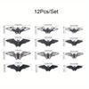 Halloween Bat Decorations for Doorways, Hollow Bat Wall Decorations, 3D Non-adhesive Paper Bat Wall Stickers wall decoration