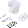 Ocean Wave Starry Sky Projector: Colorful Sleep Aid & Atmosphere Light with Speaker