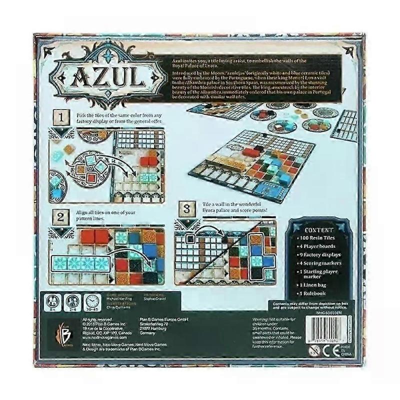 Azul Board Game Board Games Newly Sealed , 2-4 Players