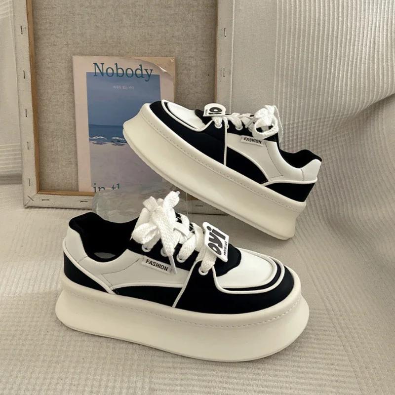 

Модные женские кроссовки повседневные увеличивающие рост белые туфли модные шнурованные удобные дышащие кроссовки на платформе женские 35