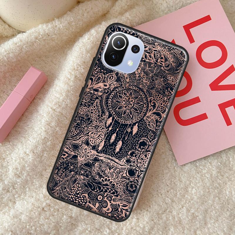 Dream Catcher Feather Wolf Case For POCO X5 X3 X4 F5 Pro F3 F4 GT C40 M5s Phone Cover For Xiaomi 13 11T 12T Pro 12 Lite