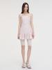 Etmont Slip Pleats Mini Dress Pink