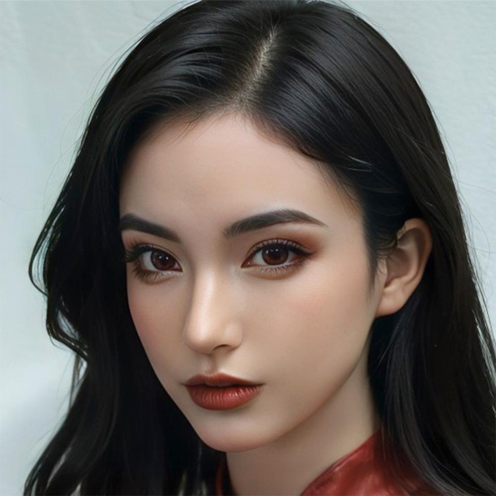 Head with Realistic Oral Function 100% Silicone Compatible with 130-180cm Sex Dolls M16 Thread Interface Wig & Implant Hair Options 3kg