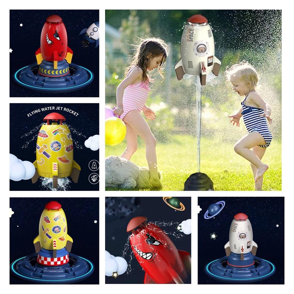 Conjunto de Brinquedos Aspersor de Água Foguete Espacial para Crianças