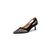 Fashion New Summer Women Pumps Shoes for Women Pointed Toe Gladiator Shoes Fashion Hollow Out Mesh High Heels Zapatos Mujer Size 34-43