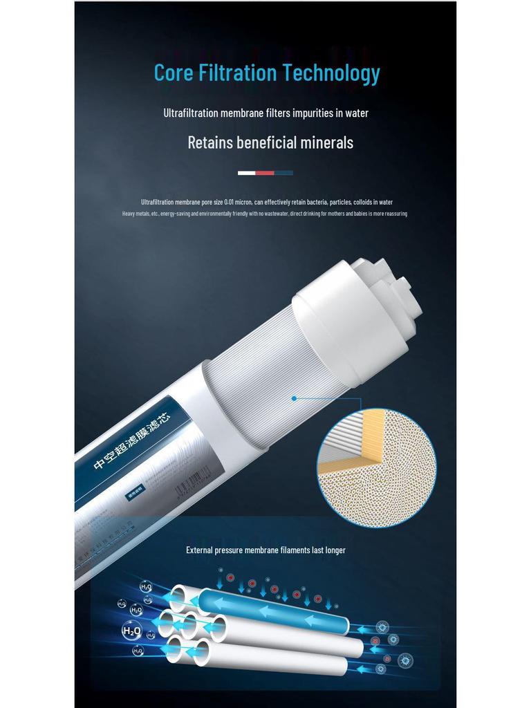Universal Kitchen Tap Ultrafiltration Water Purifier and Pre-Filter