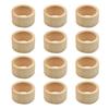 Yousheng Wood Napkin Rings Rustic Napkin Holders Reusable Napkin Rings for Dinner Party Wedding Christmas Home Farmhouse Decor
