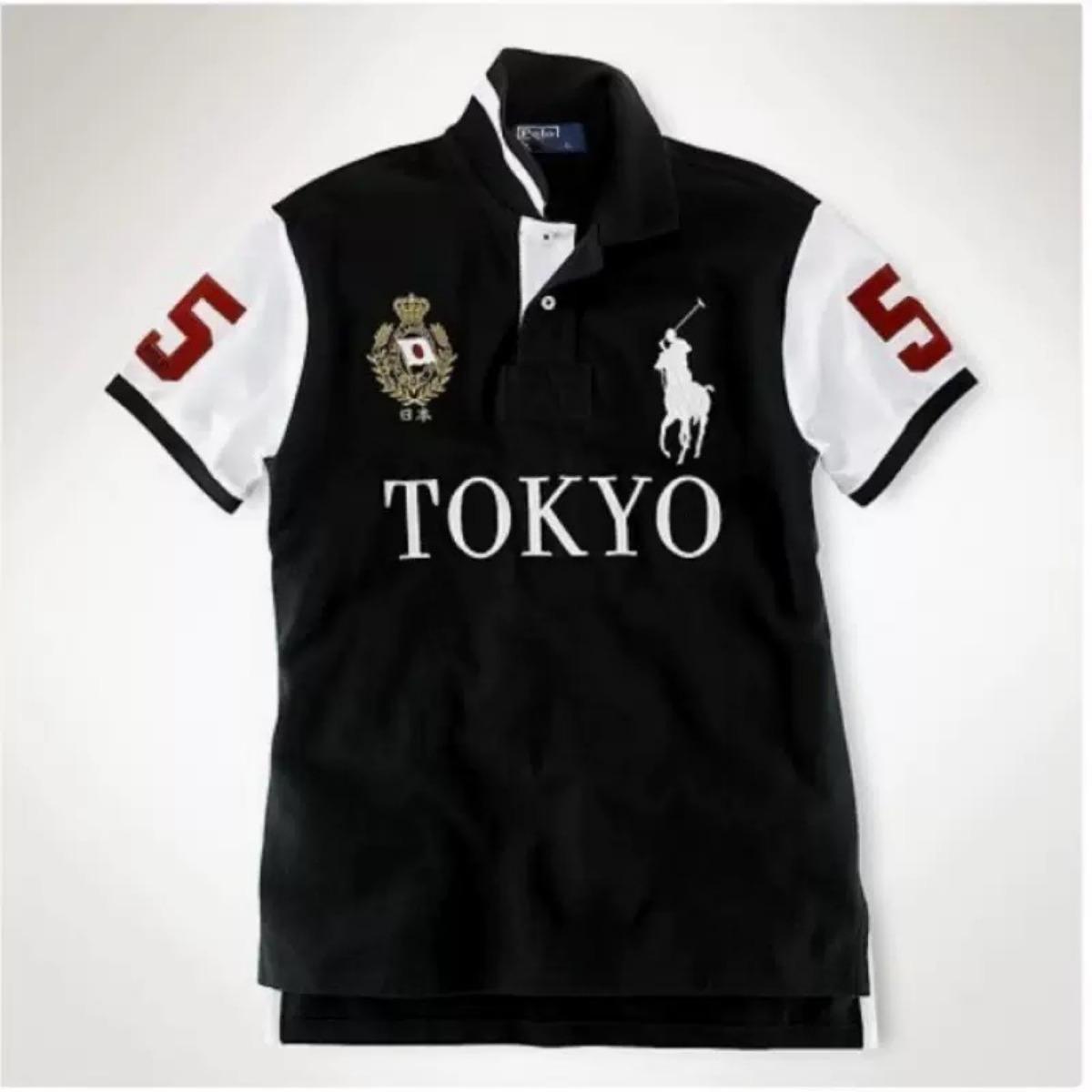 

Мужские поло с вышивкой букв, с коротким рукавом, спортивные, повседневные футболки XXL