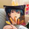 1pc Cute Anime Figure Brant Pillow Case Fashion Square Pillowcase Bedroom Sofa Room Ins Decoration Leisure