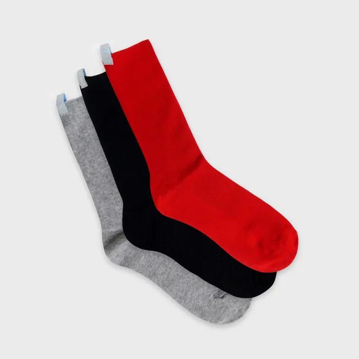 COLOR SOCKS TRIO _ ROSY