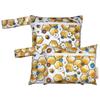 Waterproof Cartoon Print Washable Baby Diaper and Storage Organizer Bag