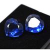 Natural Blue Tanzanite Loose Gemstone 16 Ct Tanzanian Heart Cut Pair for Jewelry Making and Crafts