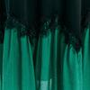 Maxza Color Block Shirring Puff Sleeve Long Dress Zc07qp003on