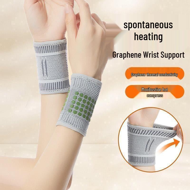 

Graphene Wrist Support for Sprains - Breathable & Self-Heating for Men and Women in Sports
