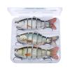 Set of 3 Artificial Baits Kit 10cm 17g Sinking Swimbait Crankbaits Premium Wobbler Lures for Pike Fishing