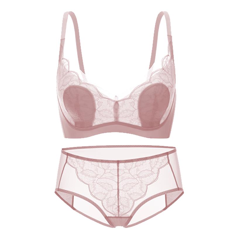 Aimer Oxygen Petals Wire-Free Lace Bra & Panty Set