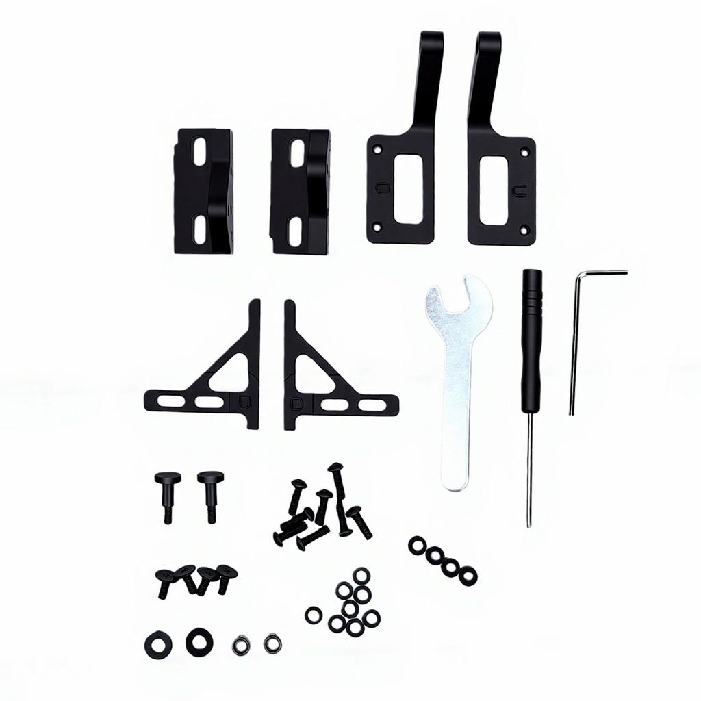 3D Printer Door Hinge Kit Replacement for Snapmaker U1 3D Printer 180 270 Degree Aluminum Alloy Door Hinge
