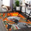 1pc Toucan and Toucan Bird Office Chair Mat Anime Cartoon Design, Non Slip Carpet for Home Decor, Suitable for All Seasons