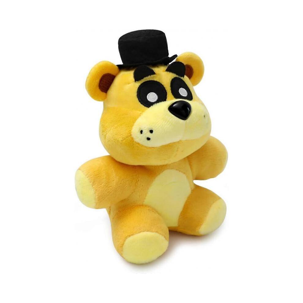 Golden Freddy Plush 6.5",Five Nights Bonnie Foxy Chica Springtrap Glamrock Freddy Stuffed Plushies at Freddy's ,FNAF Golden Bear Animal Plushies Actio